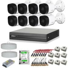 Dahua 2mp 8 Kameralı Dış Ortam Ahd Hd-Cvı Full Kamera Seti