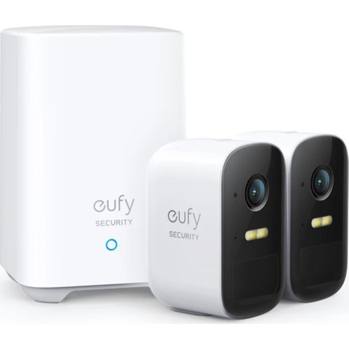 Eufy Security Eufycam 2C Kablosuz Akıllı Güvenlik ve 1080p Kamera Sistemi 2 Kamera 1 Ana Ünite Kiti - Apple HomeKit Uyumlu T8831