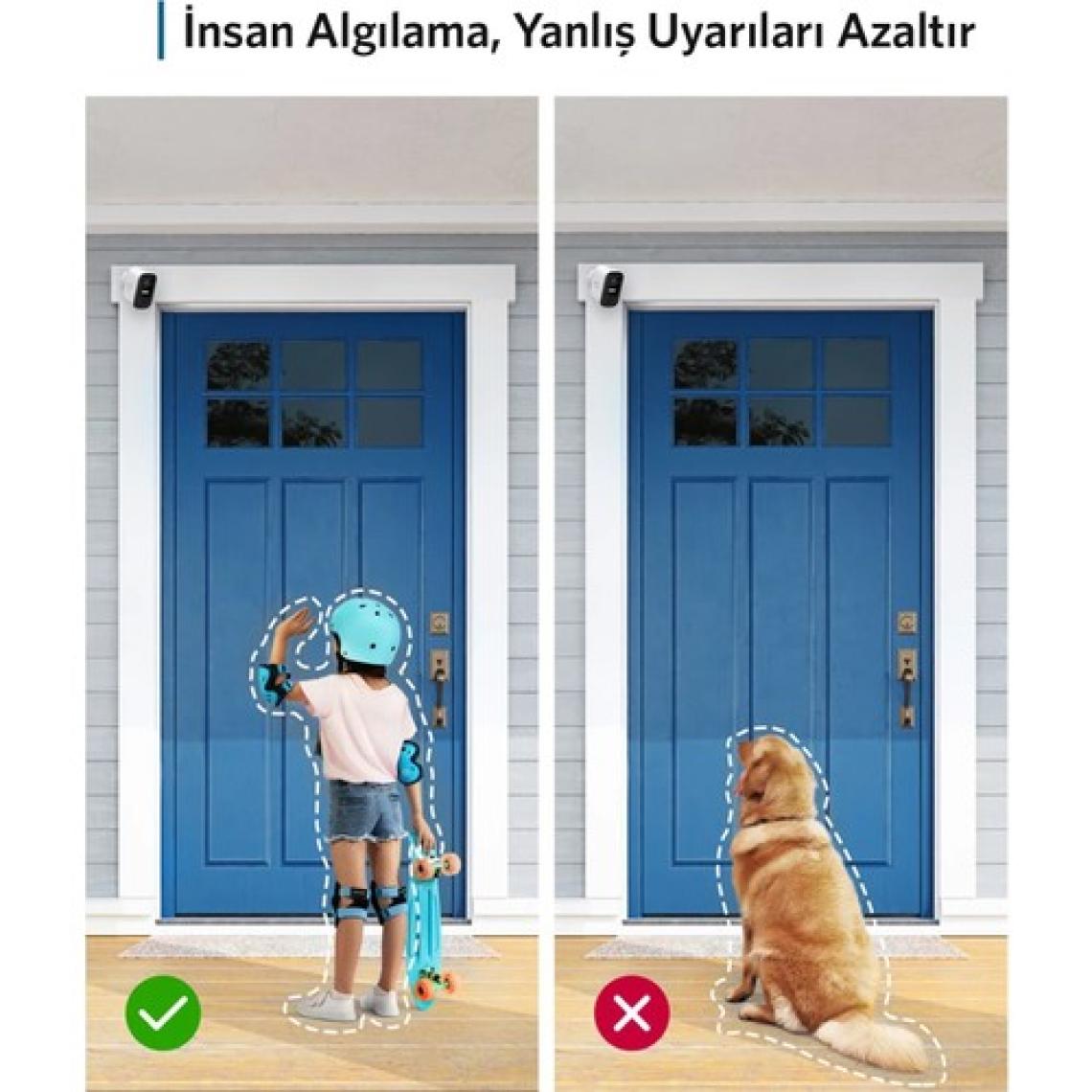 Eufy Security Eufycam 2C Kablosuz Akıllı Güvenlik ve 1080p Kamera Sistemi 2 Kamera 1 Ana Ünite Kiti - Apple HomeKit Uyumlu T8831