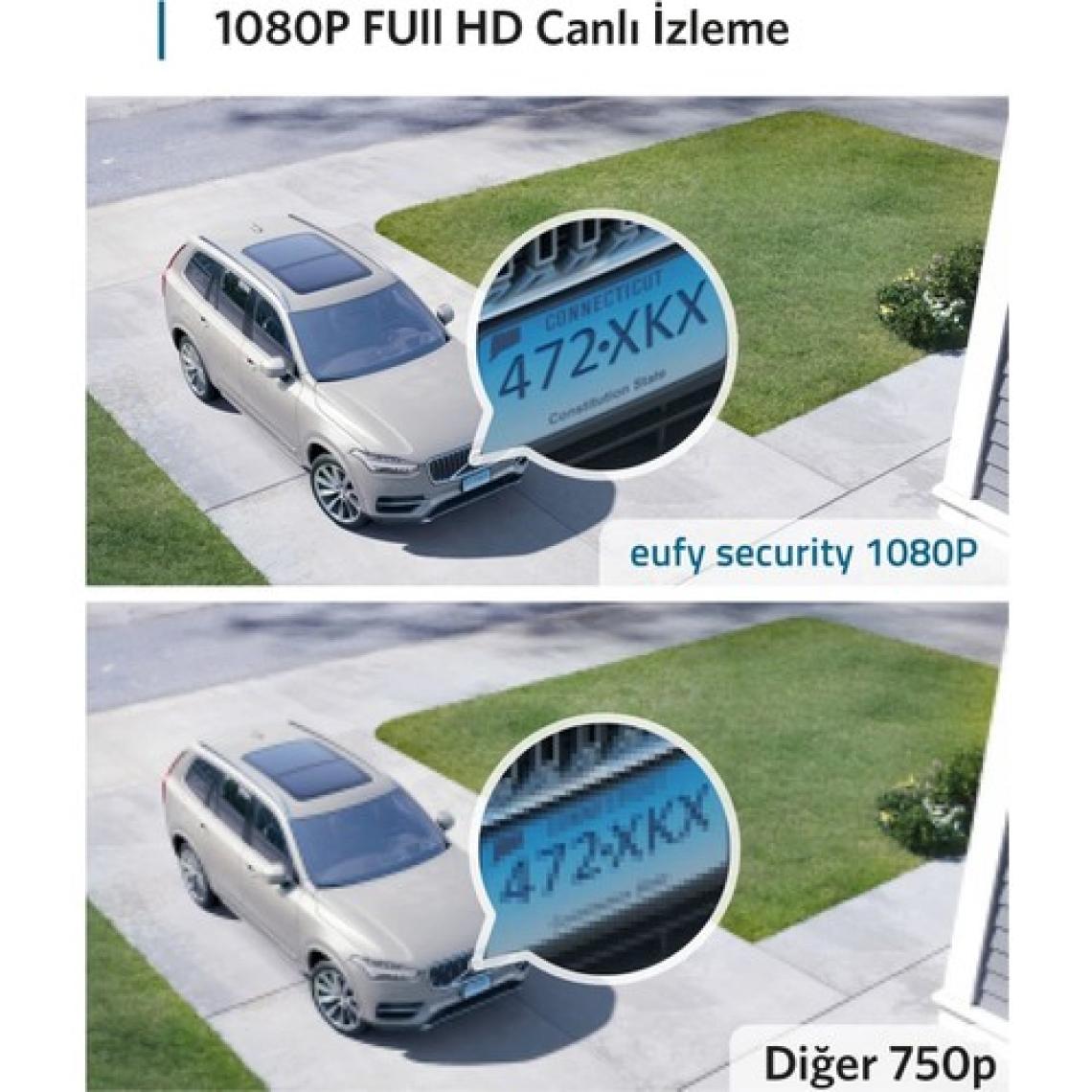 Eufy Security Eufycam 2C Kablosuz Akıllı Güvenlik ve 1080p Kamera Sistemi 2 Kamera 1 Ana Ünite Kiti - Apple HomeKit Uyumlu T8831