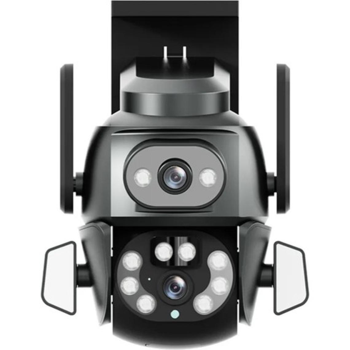 Heiman Hm-46 Çift Kameralı 2X2MP Ptz Wifi Gece Görüşlü Kamera