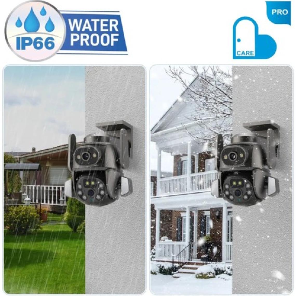 Heiman Hm-46 Çift Kameralı 2X2MP Ptz Wifi Gece Görüşlü Kamera