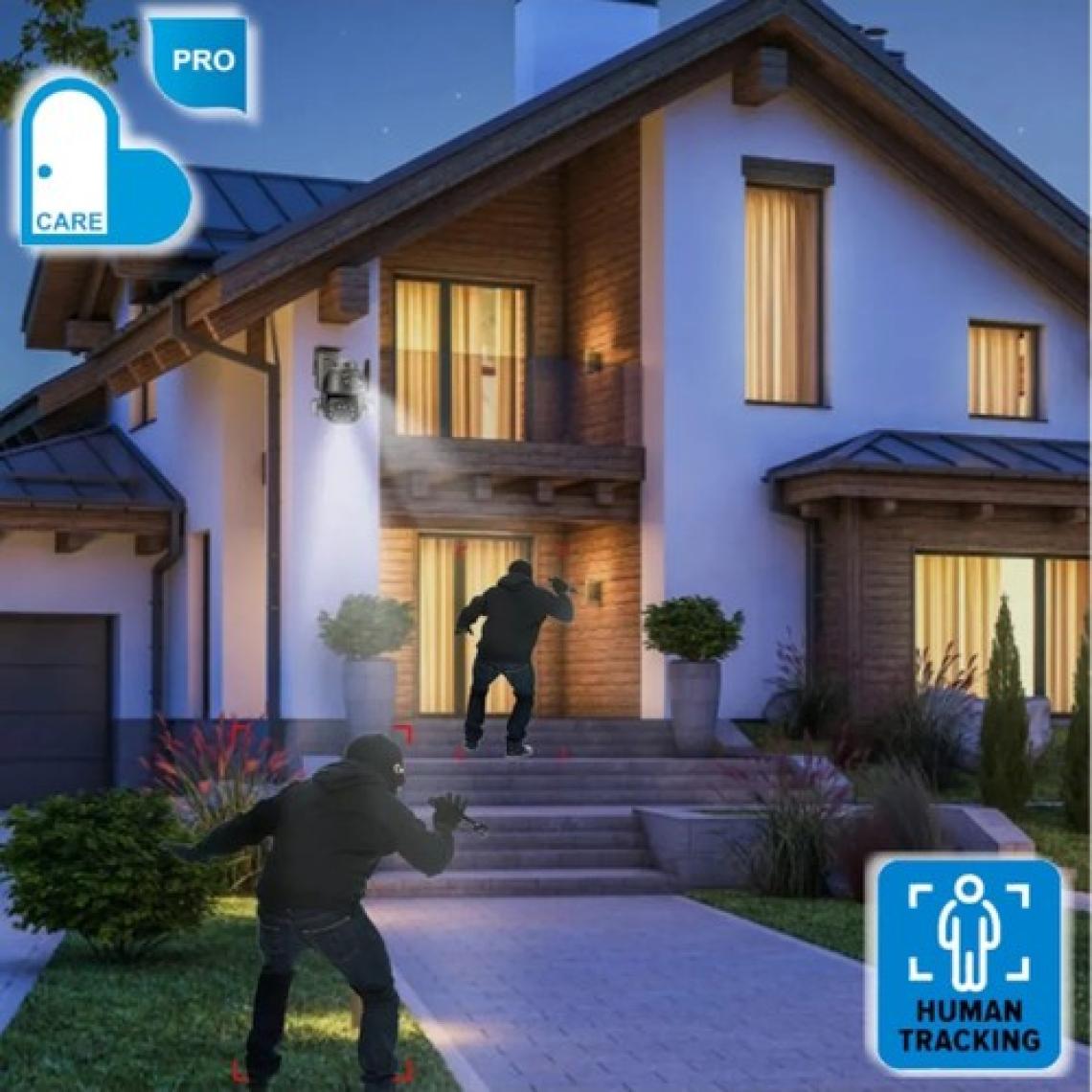 Heiman Hm-46 Çift Kameralı 2X2MP Ptz Wifi Gece Görüşlü Kamera