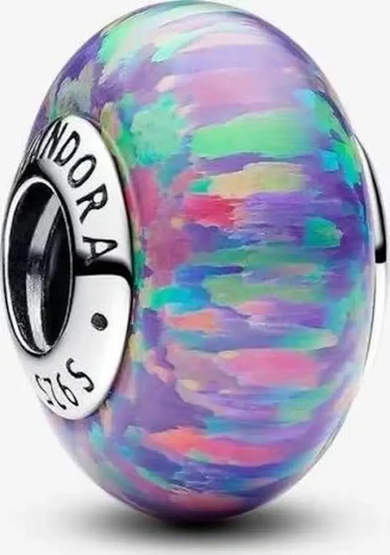 Poseidons Jewellery Işıltılı Opal Mor Charm