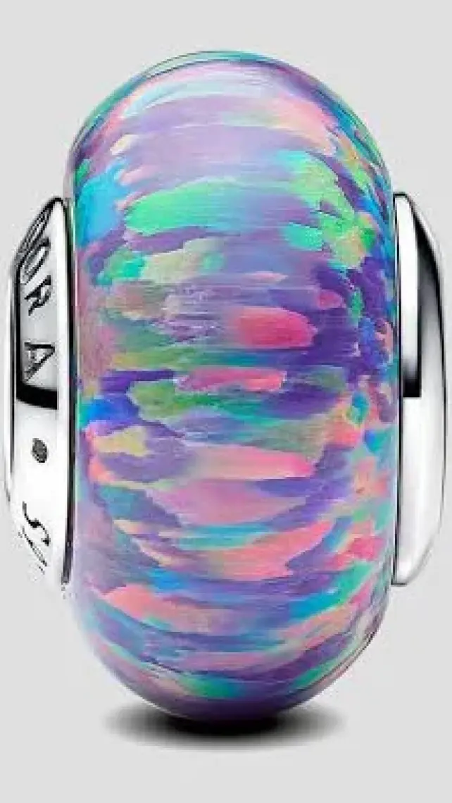 Poseidons Jewellery Işıltılı Opal Mor Charm