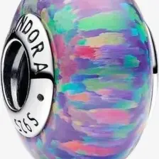 Poseidons Jewellery Işıltılı Opal Mor Charm