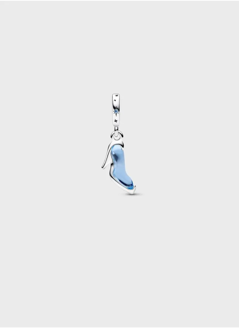 Hector Co Jewellery Murano Cam Gümüş Disney Külkedisi Sindirella Cam Ayakkabı Charm