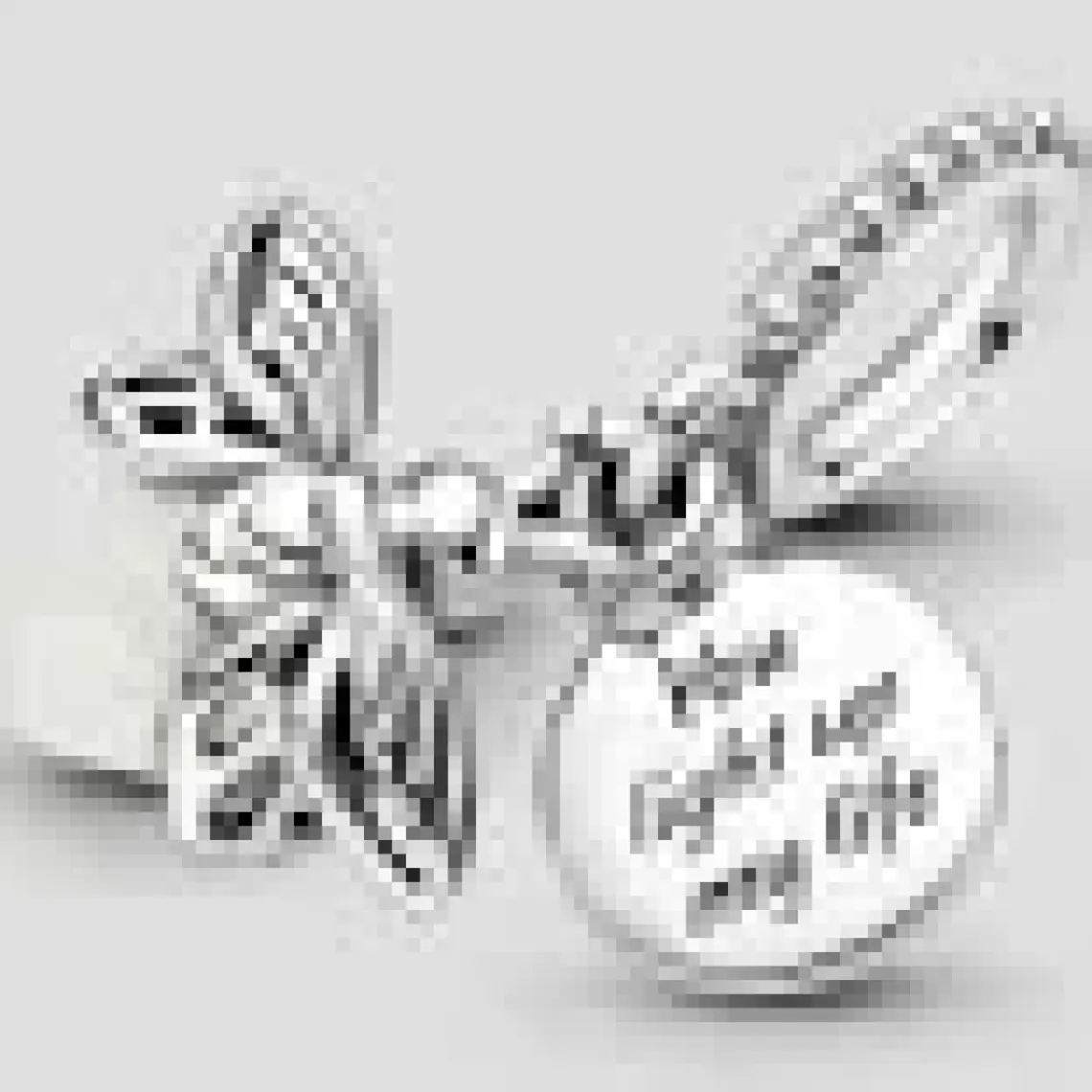 Dora & Dora Karanlıkta Parlayan Ateşböceği Sallantılı Charm 925 Ayar Gümüş