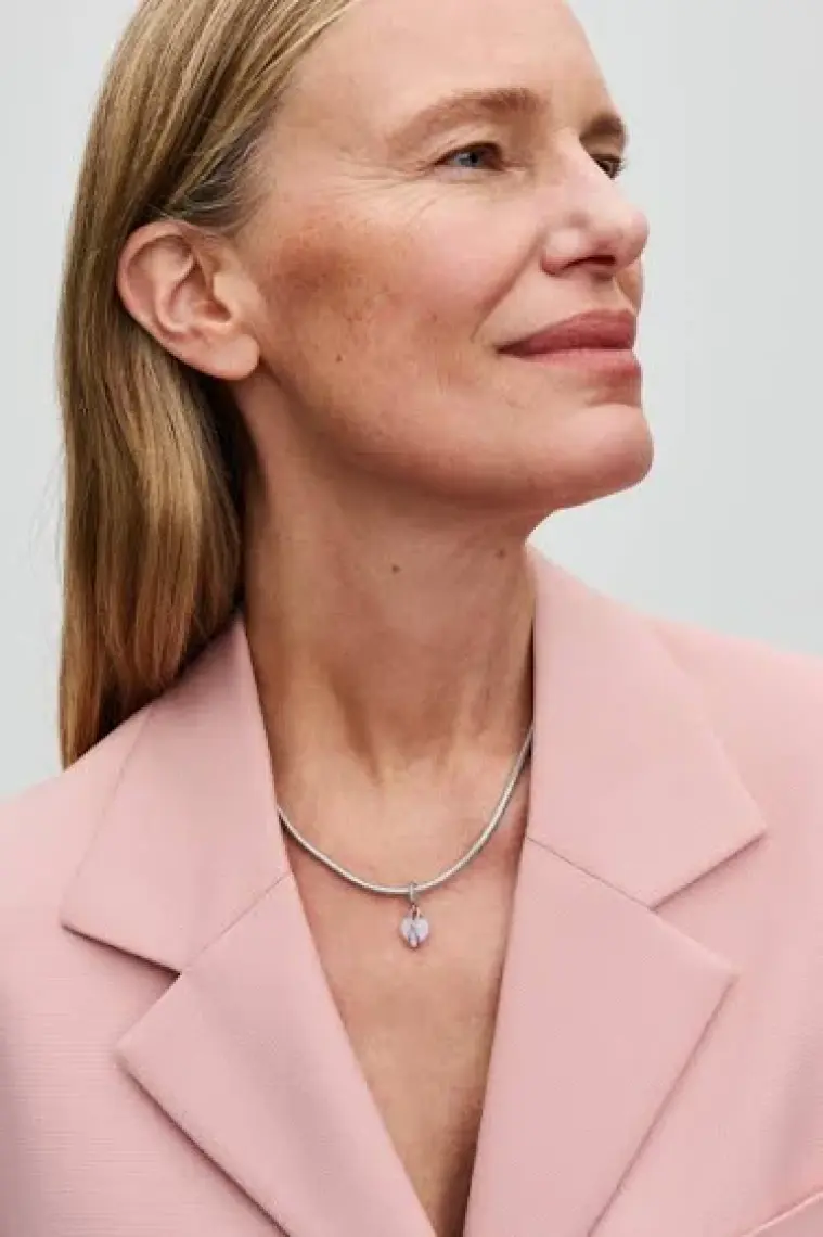 Pandora Anne Işıltılı Kalp Sallantılı Charm 925 Ayar Gümüş