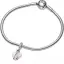 Pandora Anne Işıltılı Kalp Sallantılı Charm 925 Ayar Gümüş