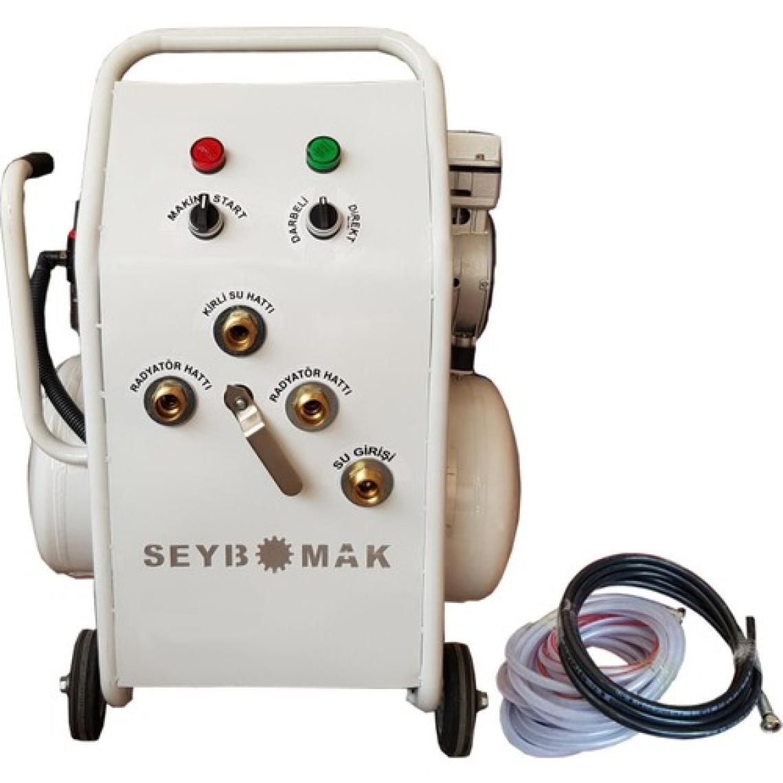 Seybomak Havalı Petek Temizleme ve Kanal Açma Makinesi 24 Litre Çift Yönlü-Darbeli Yıkama
