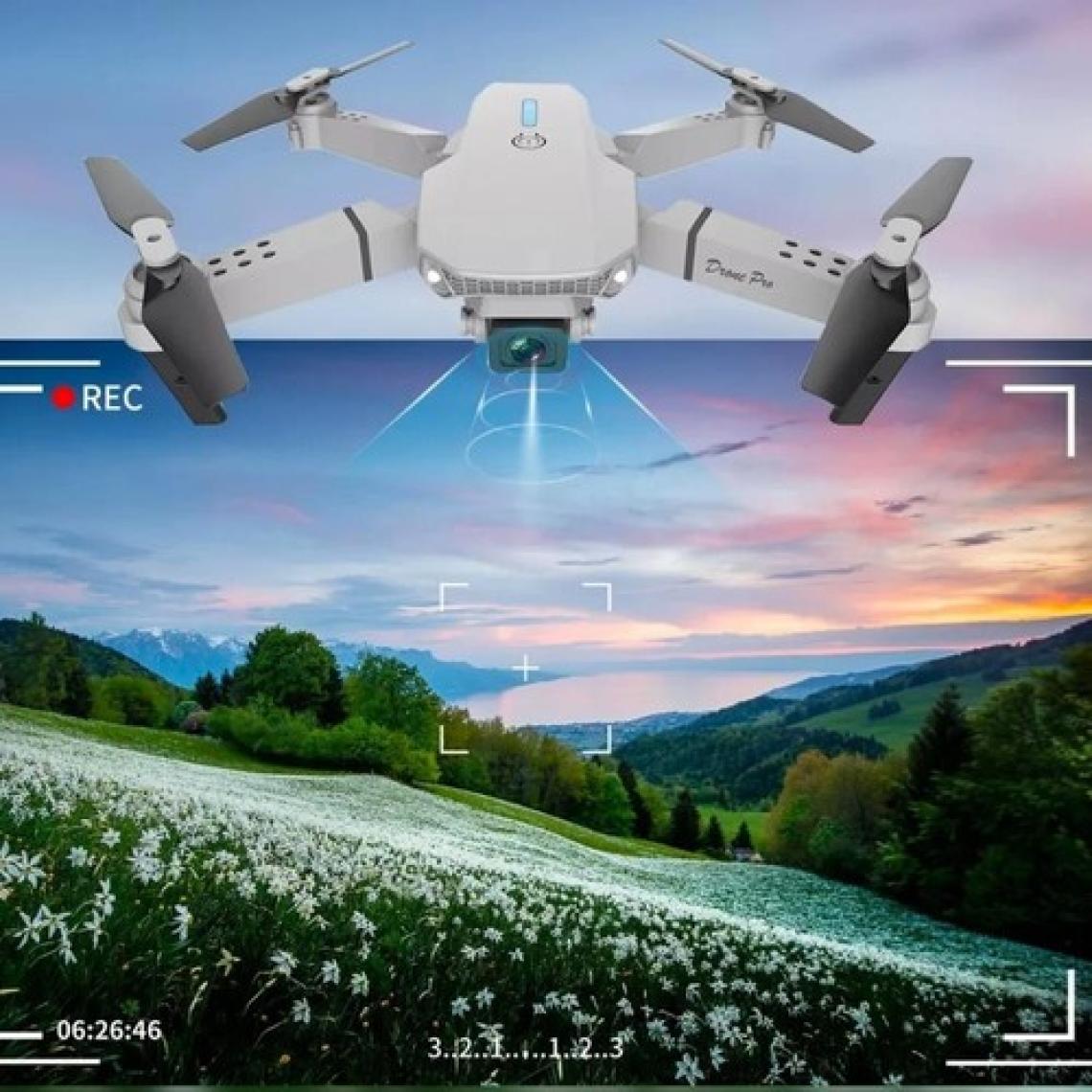 Hzl E88 Pro Yarış Drone ile 1080P Hd Çift Kamera Profesyonel Uzun Mesafe Drones Mini Akıllı Konumlandırma Uzaktan Kumandalı Drone