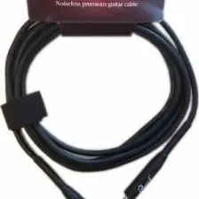 Cort Ca508 Gitar Kablosu Gürültüsüz 3 M Siyah