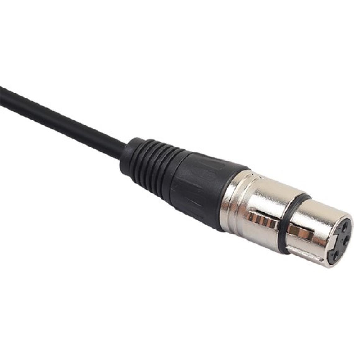 Alfais 5032 Xlr Mikrofon 3.5Mm Çevirici Adaptör Dönüştürücü 3 Pin Dişi Ses Kablosu
