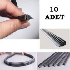 Eraks Car Accesories Silecek Lastiği 700 mm 10 Adet 70 cm Silecek Lastiği 1. Kalite Silgi 700MM Silecek Oto Cam Silecek