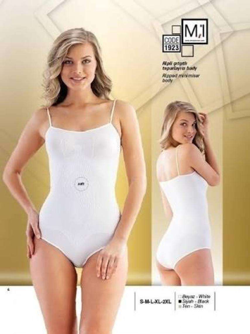 Emay 1923 Dikişsiz Ripli Çıtçıtlı Toparlayıcı Body
