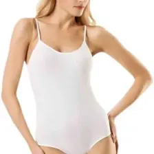 Seher 6'lı Paket Kadın İp Askılı Kancalı Body Zıbın