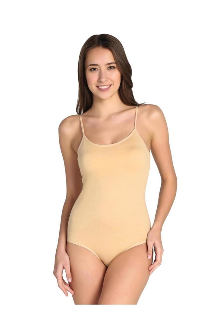 Tutku Bayan Ip Askılı Çıtçıtlı Body Ten - M