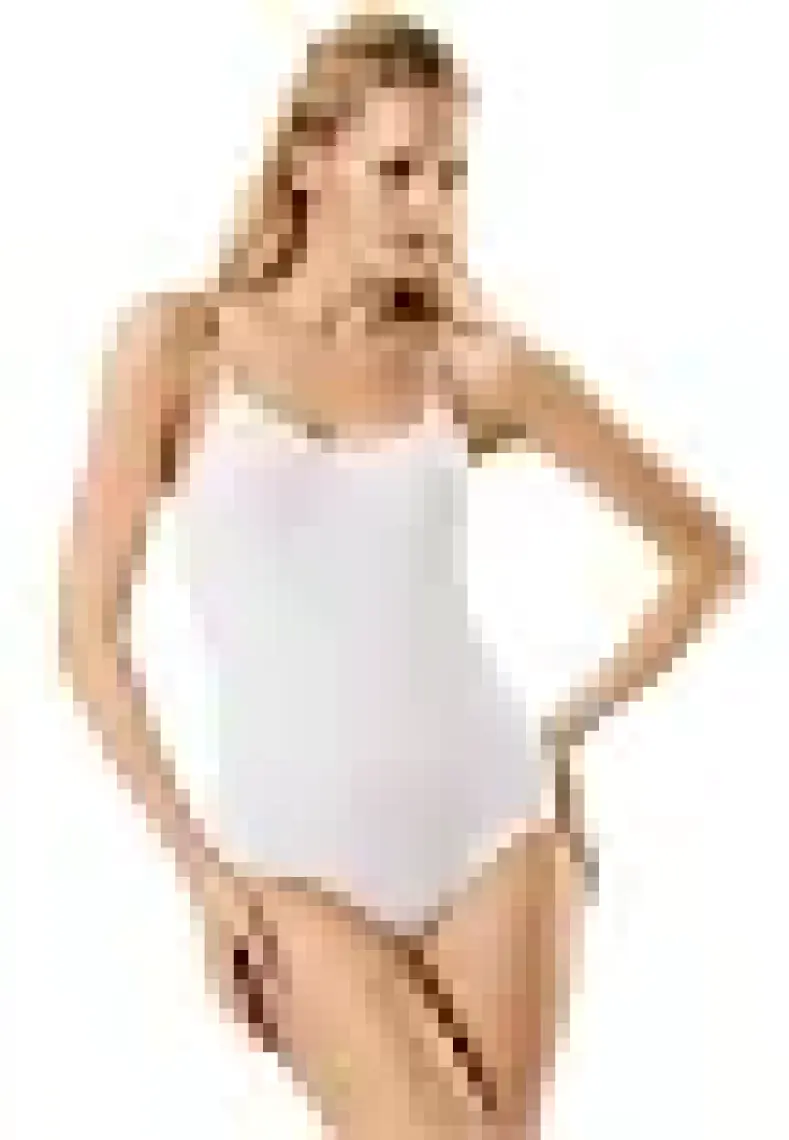 Seher 6'lı Paket Kadın İp Askılı Kancalı Body Zıbın