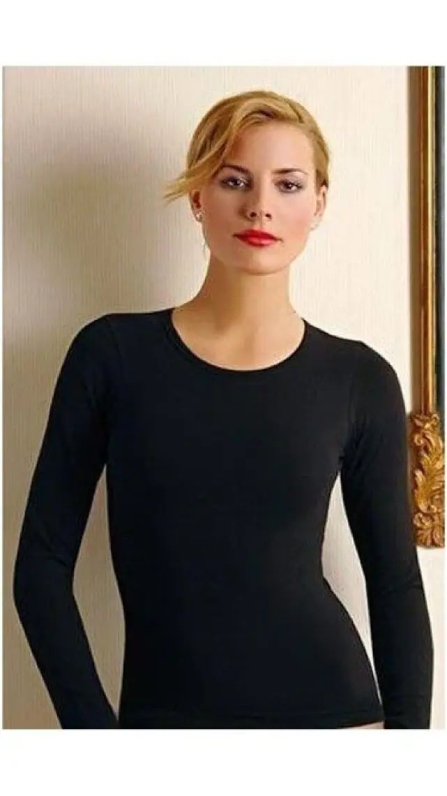 Anıt 2142 Açik Yaka Uzun Kol T-Shirt