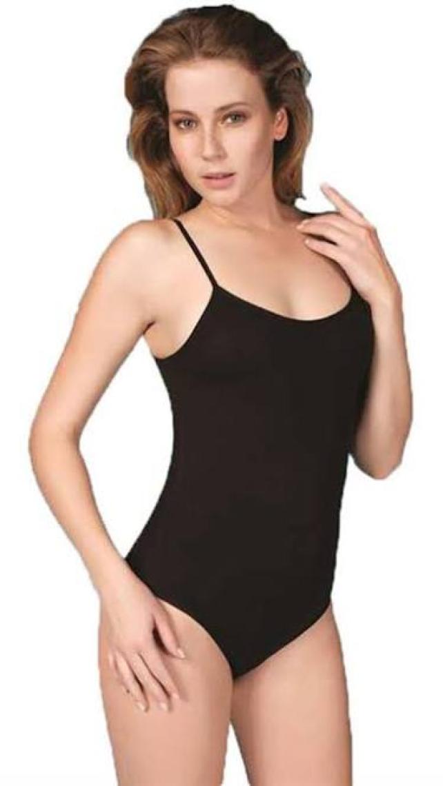 Berrak İç Giyim Likralı Kadın İp Askılı Kancalı Çıt Çıtlı Body 6 lı Paket