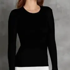 Doreanse Siyah Kadın T-Shirt 8570