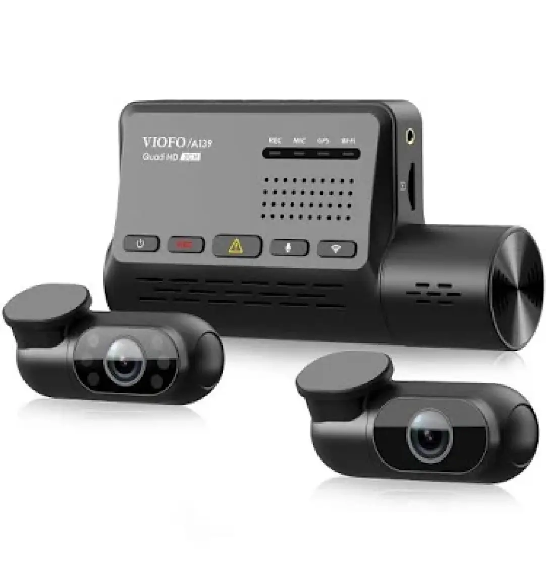 Viofo A139 Wifi Gps Modüllü 3 Kameralı Qhd 2k Araç Kamerası