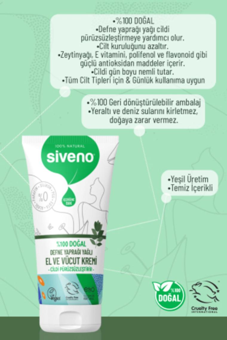 %100 Doğal El Ve Vücut Kremi Defne Pürüzsüzleştirici Yatıştırıcı Onarıcı Nemlendirici Vegan 50 ml