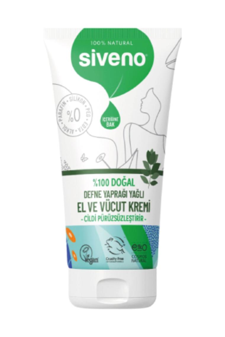 %100 Doğal El Ve Vücut Kremi Defne Pürüzsüzleştirici Yatıştırıcı Onarıcı Nemlendirici Vegan 50 ml