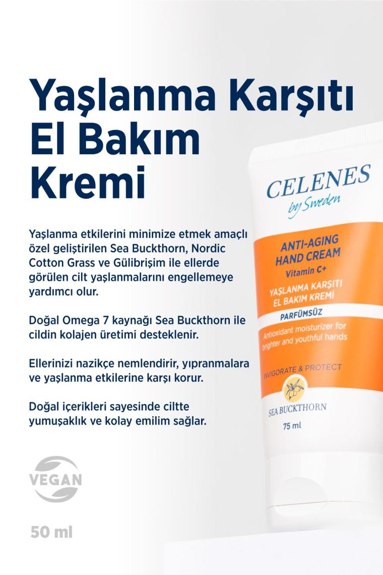 Sea Buckthorn Yaşlanma Karşıtı El Bakım Kremi 75ml