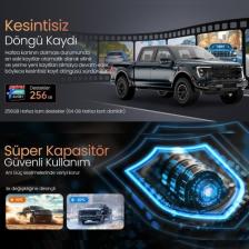 Botslab 360+ G980H Pro ADAS Ön Gerçek 4K UHD Arka 2K QHD 170° Geniş Açı Lens Gece Görüşü Gps+WiFi Araç İçi Kamera (64GB HAFIZA KARTI HEDİYELİ)
