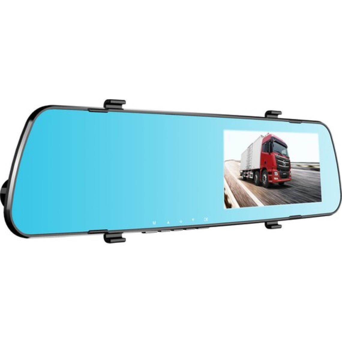 Everest EVERCAR X03 4.7 Inch Ekran 120 Lens Açısı 720P / 1080P Dikiz Aynası Ön/Arka Araç İçi Kamera