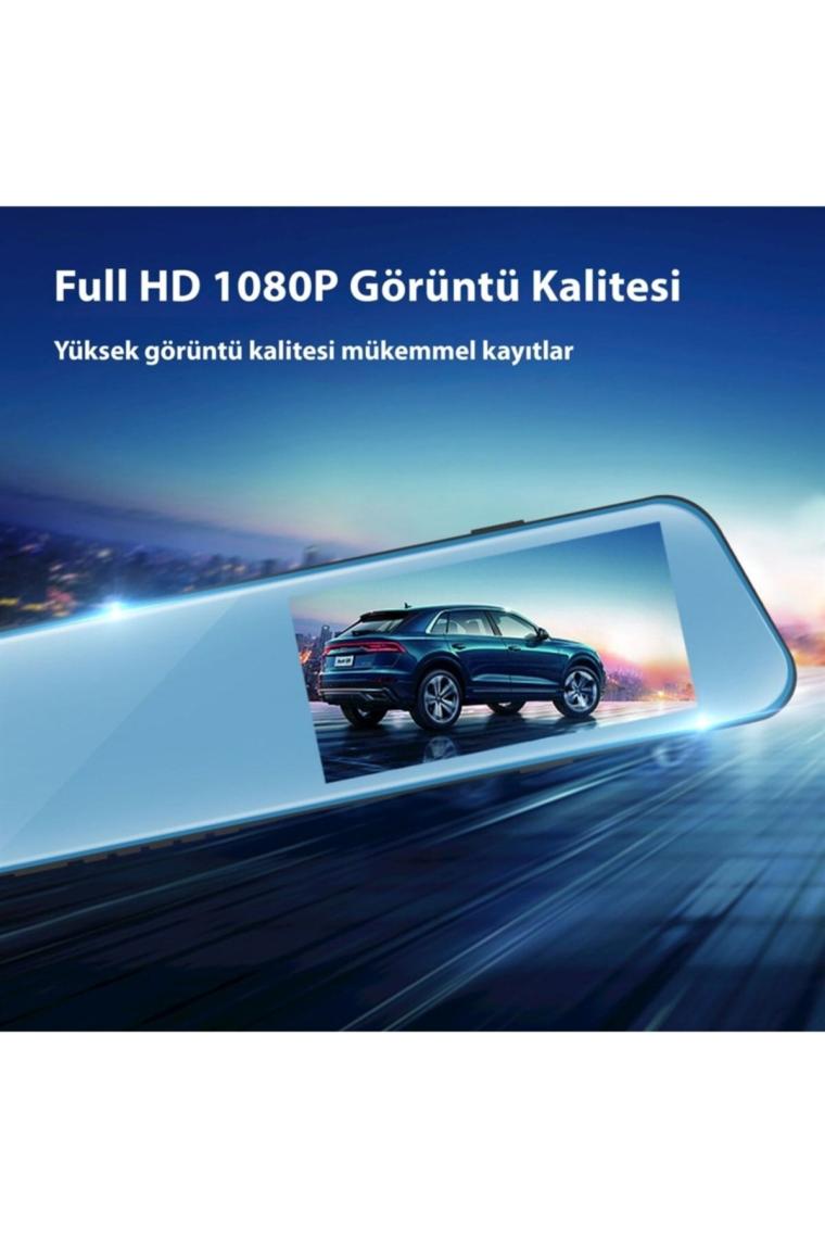 4.3 Inç Ips Dokunmatik Ekran Full Hd Dikiz Ayna Araç Kamerası