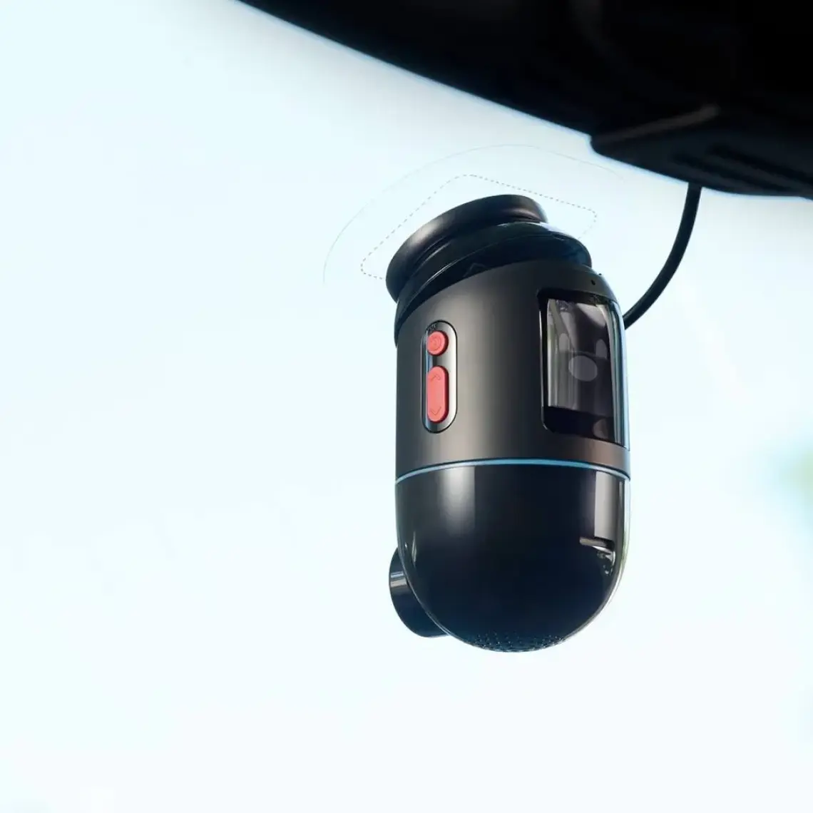 70MAI Geliştirilmiş Dash Cam Omni X800 Ultra Hd 4K Çözünürlük, 360° Dönebilen Araç Kamerası, Çift 4K Ön Araç Kamerası ve 128 GB Sd Kart, Süper Algılamalı Adas, Aı Hareket Algılama 2.0 Sürümü Siyah