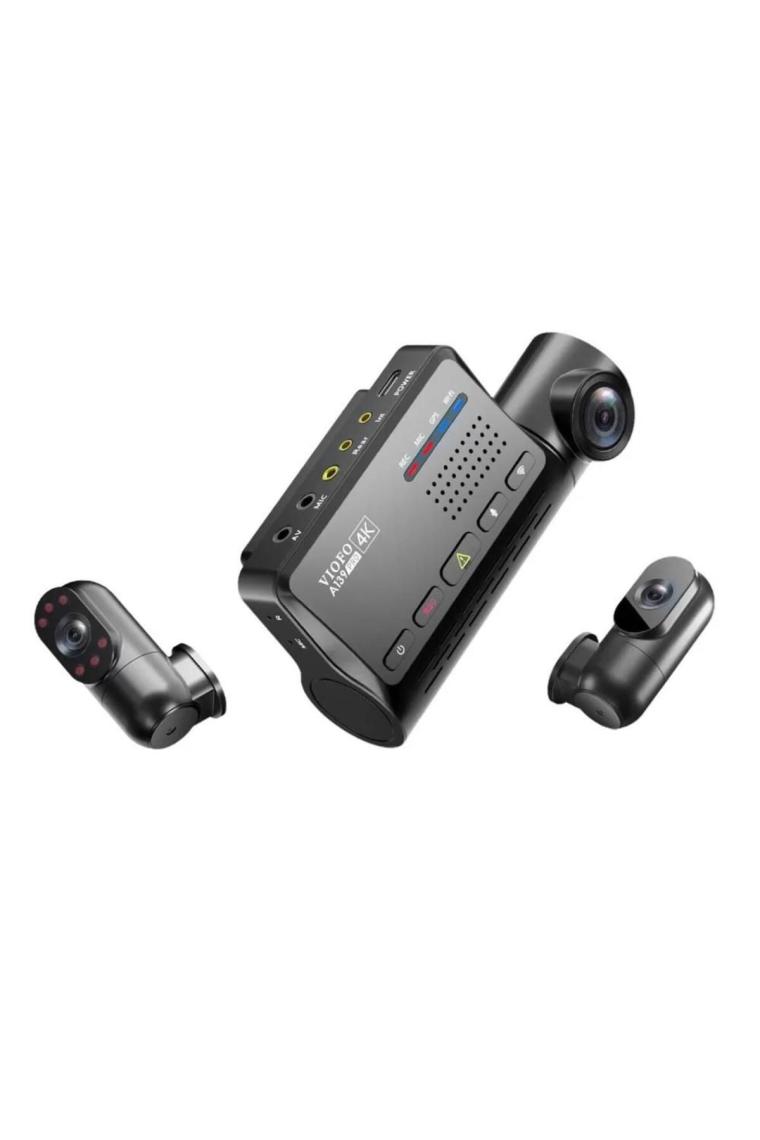 Viofo A139 Pro 3 Kameralı Ön-Arka-Iç 4K Hdr 5ghz Wifi Gps'li Araç Kamerası