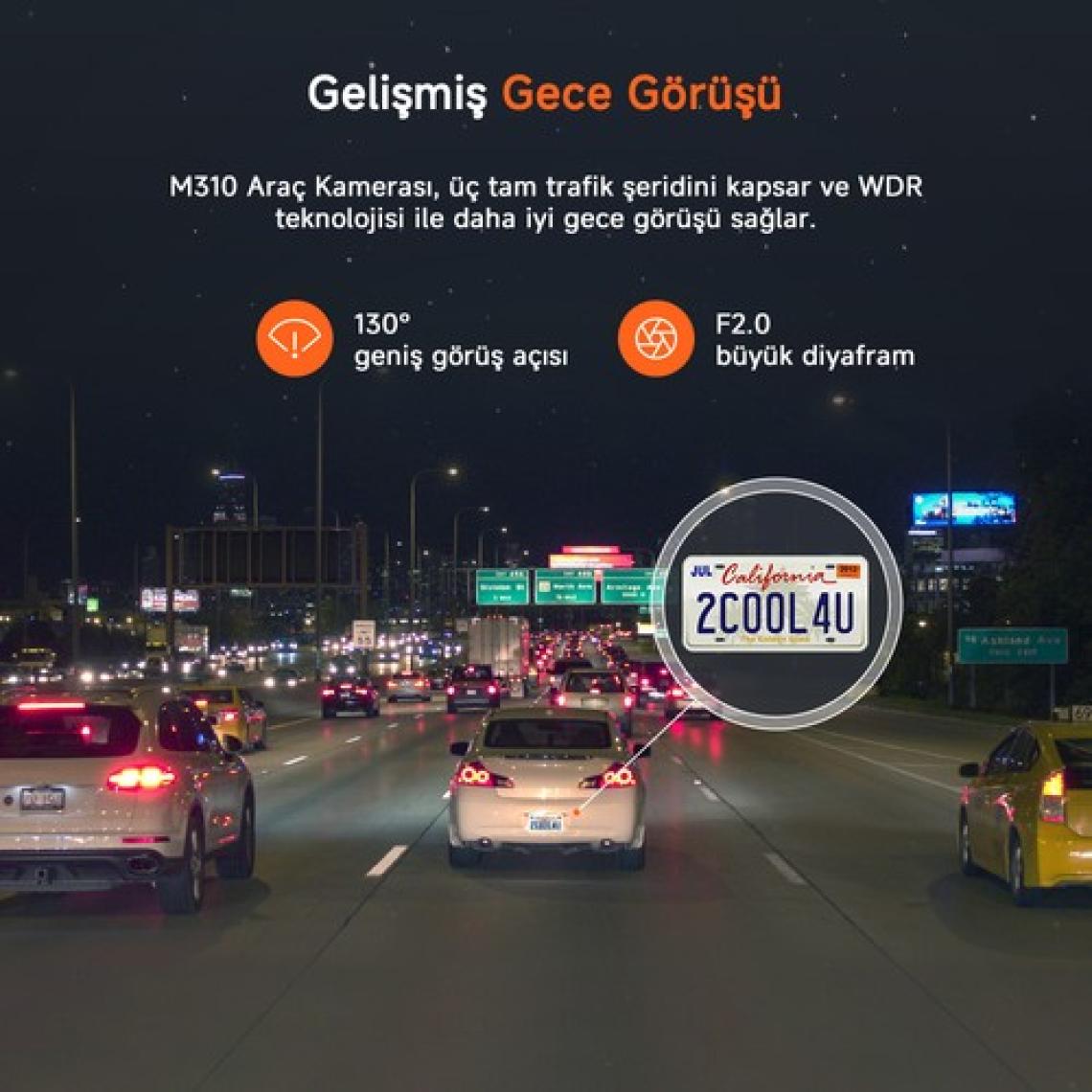70MAI M310 Araç Içi Kamera