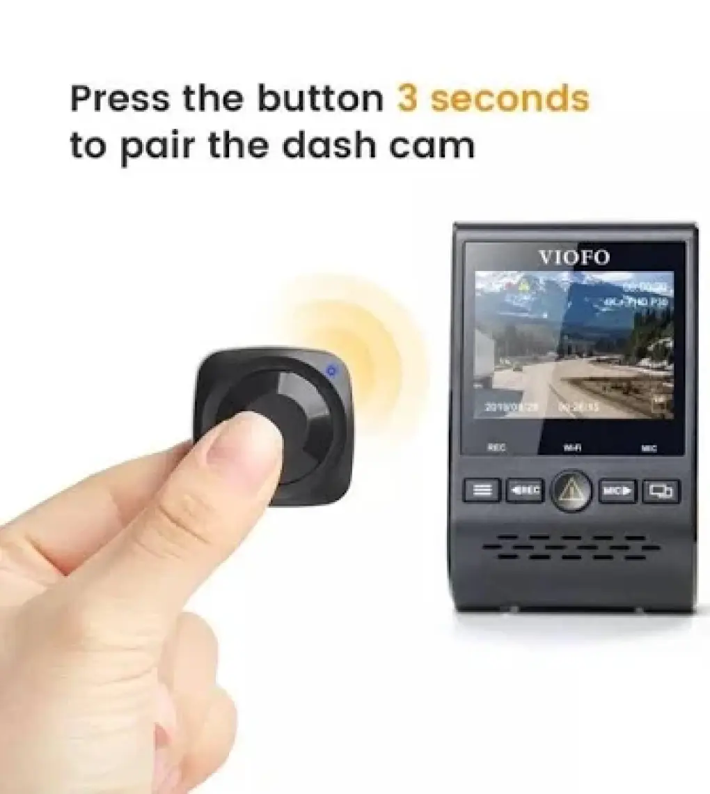 Viofo A119 / A129 / A229 / A139 / WM1 / T130 Serileri için Bluetooth Uzaktan Kumanda