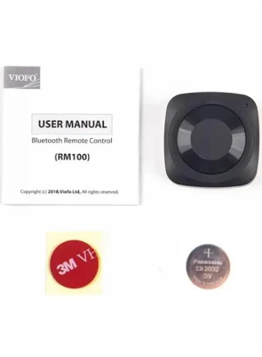 Viofo A119 / A129 / A229 / A139 / WM1 / T130 Serileri için Bluetooth Uzaktan Kumanda