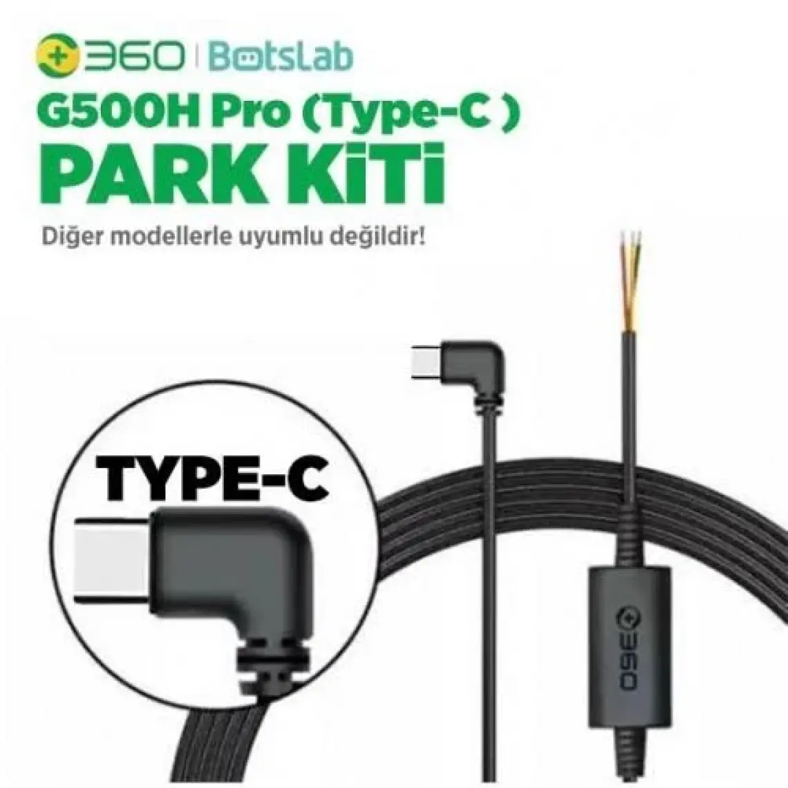 Botslab 360+ Botslab Gen1 (Type-C) Park Modu Akü Bağlantı Kablo Kiti