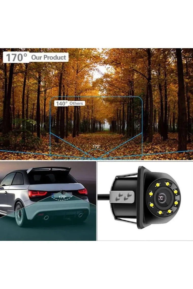 Profisher Araç Arka Park Dikiz Kamera