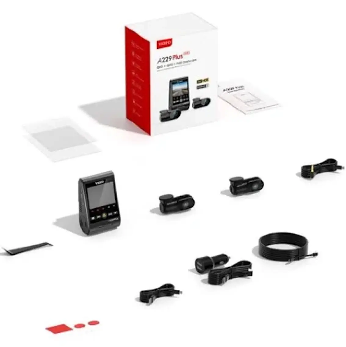 Viofo A229 Plus 3 Kameralı Ön-Iç-Arka 2K+2K+1080P Hdr Sony Starvis 2 Wifi Gps’li Araç Kamerası