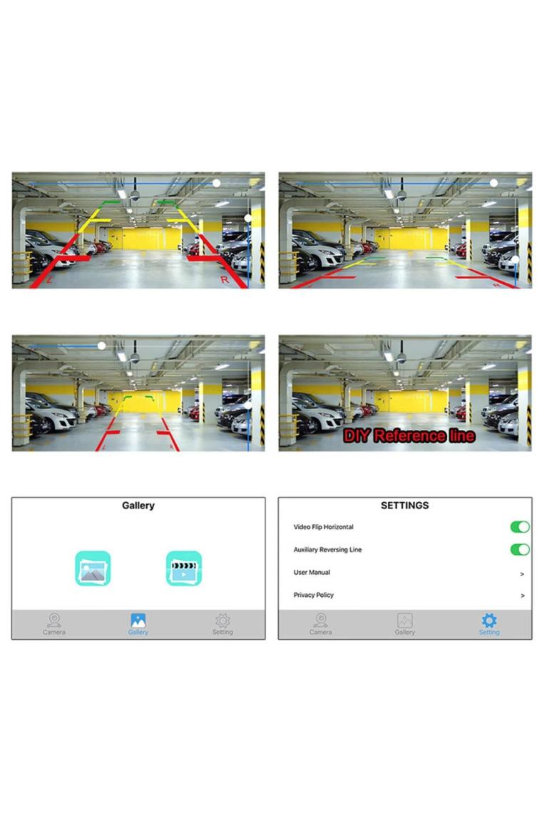 Wevolt Ticari Araç ve Karavan Için Kablosuz Geri Park Kamerası. (Wifi Araç Kamerası)