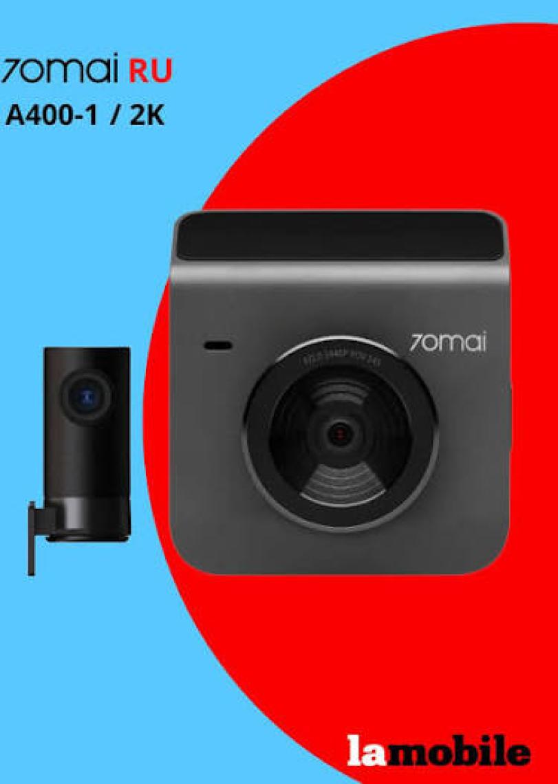 70mai Dash Cam A400-1 Set Araç Kamerası -  Siyah