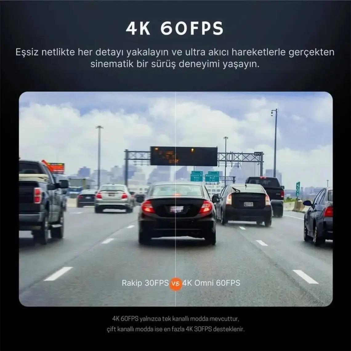 70MAI Dash Cam Omni X800-2 Ultra Hd 4K Çözünürlük Araç Kamerası , 360° Dönebilen 4K Araç Kamerası,çift 4K Ön ve Arka Kamera RC14 ve 128 GB Sd Kart,süper Algılama Adas,aı Hareket Algılama 2.0 Kırmızı