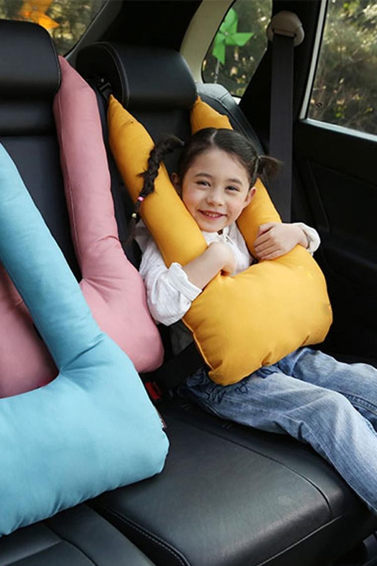 Bundera Pillow Çocuk Emniyet Kemer Yastığı Oto Emniyet Kemeri Gri
