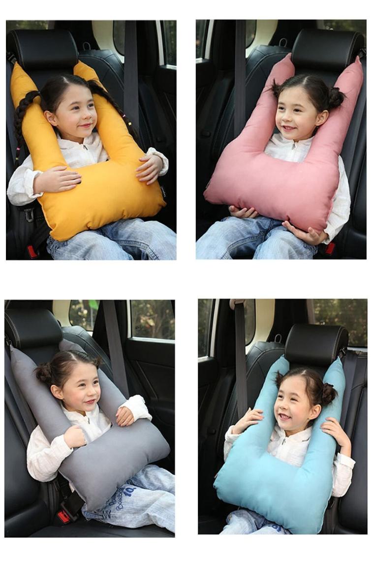 Bundera Pillow Çocuk Emniyet Kemer Yastığı Oto Emniyet Kemeri Gri