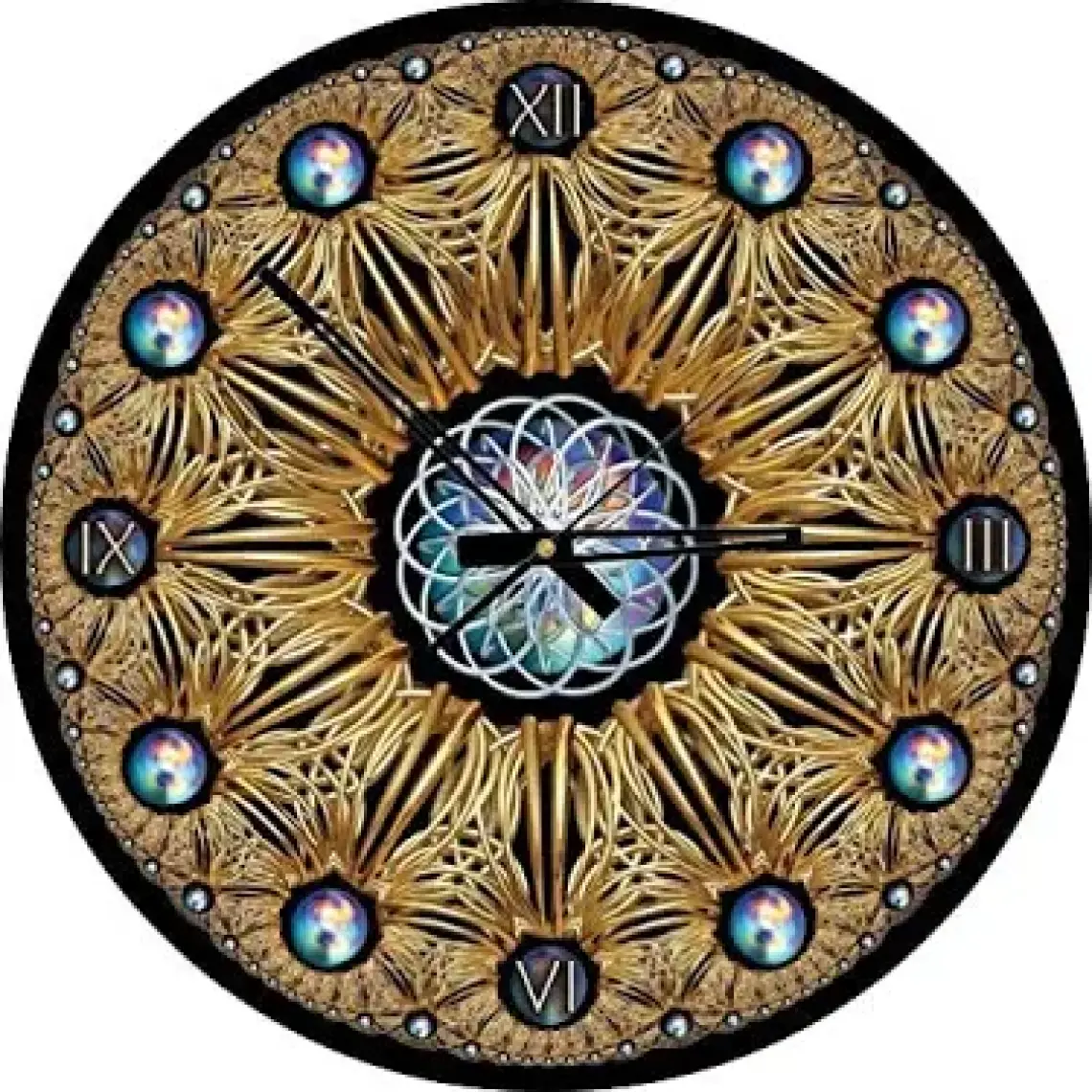 Art Puzzle Saatli  Yaldızlı Osmanlı Arması (570 Parça)