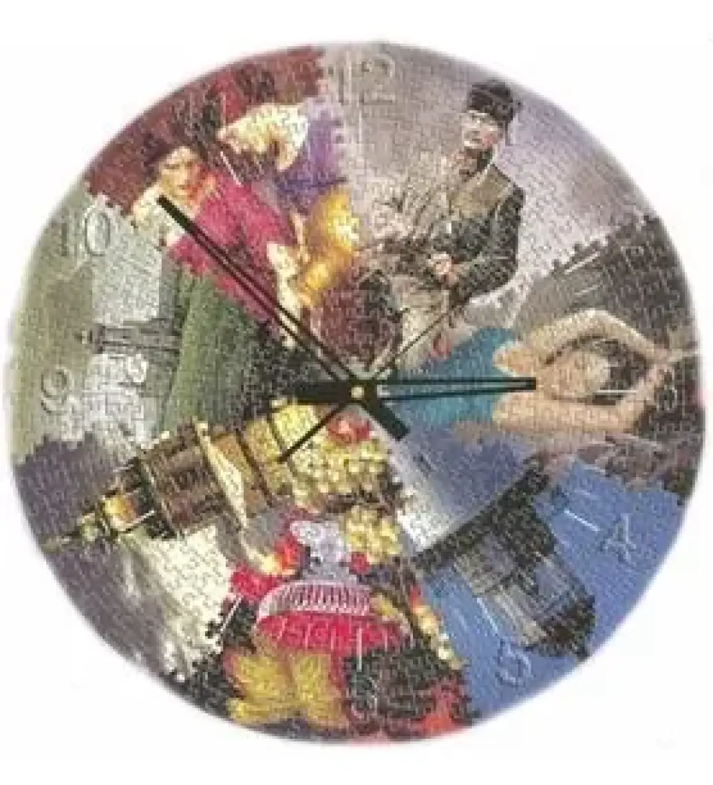 Art Puzzle Saatli  Yaldızlı Osmanlı Arması (570 Parça)