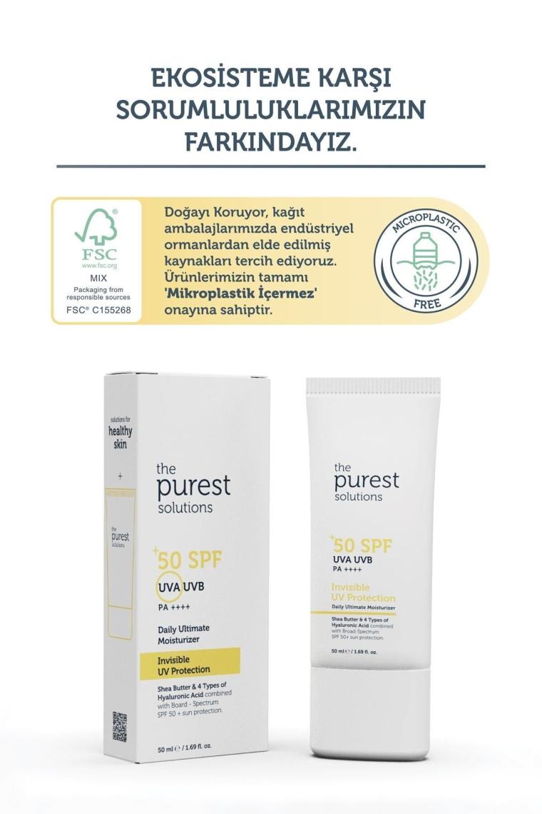 Yüksek Koruma ve Nemlendirici Etkili Güneş Koruyucu Krem SPF 50, 50 ml