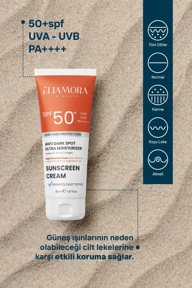 Yoğun Leke Karşıtı +50 Spf Güneş Kremi